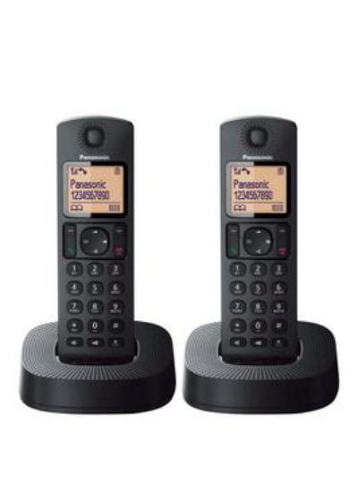 Panasonic Kx-Tgc312Eb Landline Cordless Telephones - Twin Pack Panasonic Kx-Tgc312Eb Landline Cordless Telephones - Twin Pack